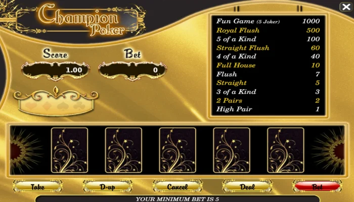 Champion Poker Champion Poker